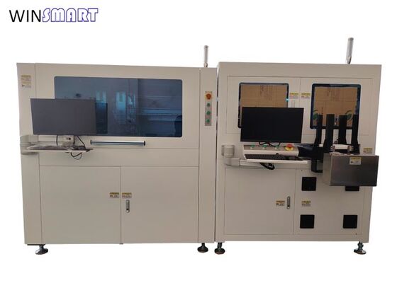 주문 450x400mm 트레이 크기와 ±0.05mm 절단 정밀도로 완전 자동 PCB 디패널링 라우터 기계 online manufacture