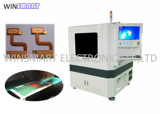 2μM 위치 정밀 400x400mm CCD 시각 PCB 레이저 절단 시스템