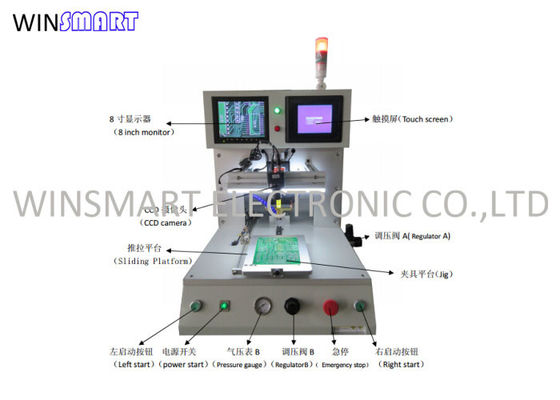 110V 펄스 열본딩 기계, 핫바가 PCB에 장비 FFC를 납땜질합니다