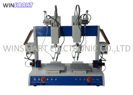 주문 듀얼 헤드들 자동 납땜 로봇, 스드 Pcb 솔더링 머신 220V 110V online manufacture