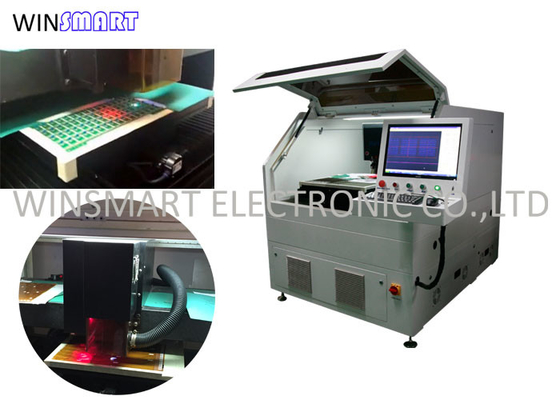 자동 PCB 탈판화 기계 비 접촉 15W UV 레이저 절단 회로 보드