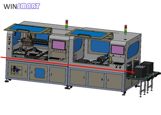 좋은 가격 인라인 PCB 분리 라우터 기계 300x300mm 작업 영역과 AC 380V 전원 공급에 대한 0.8-3.0mm 라우팅 비트 디아 온라인으로