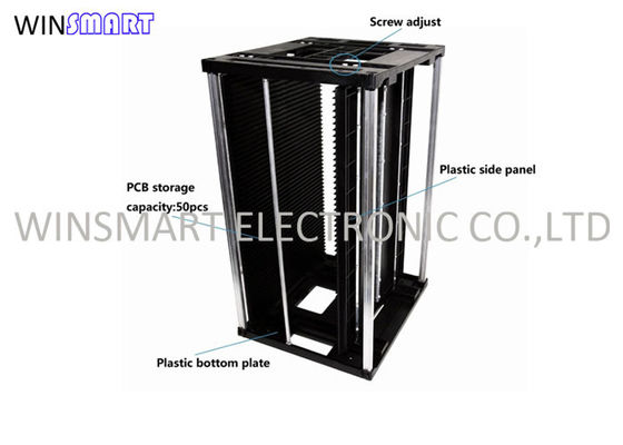 좋은 가격 PCB 로더 저장 랙 355x320x563mm 반 정적 SMT ESD 매거진 랙 온라인으로